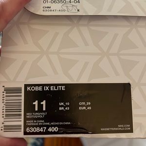Kobe 9 elite high top BRAND NEW